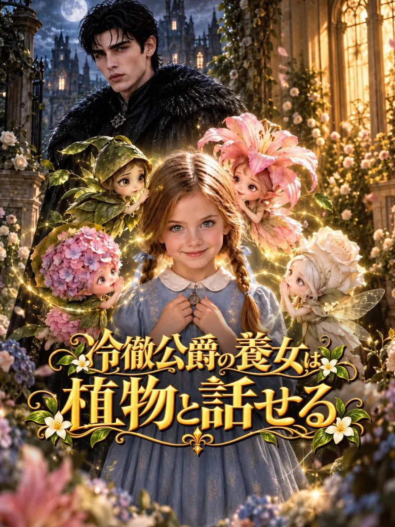 冷徹公爵の養女は植物と話せる poster