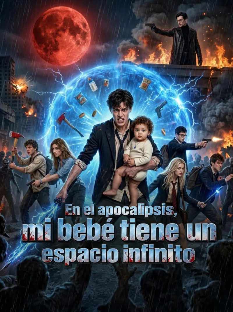 En el apocalipsis, mi bebé tiene un espacio infinito poster