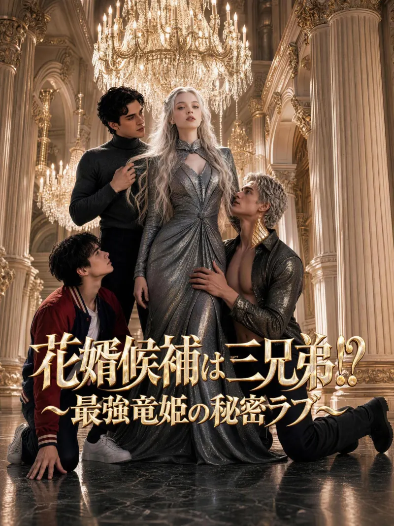 花婿候補は三兄弟!?~最強竜姫の秘密ラブ~ poster