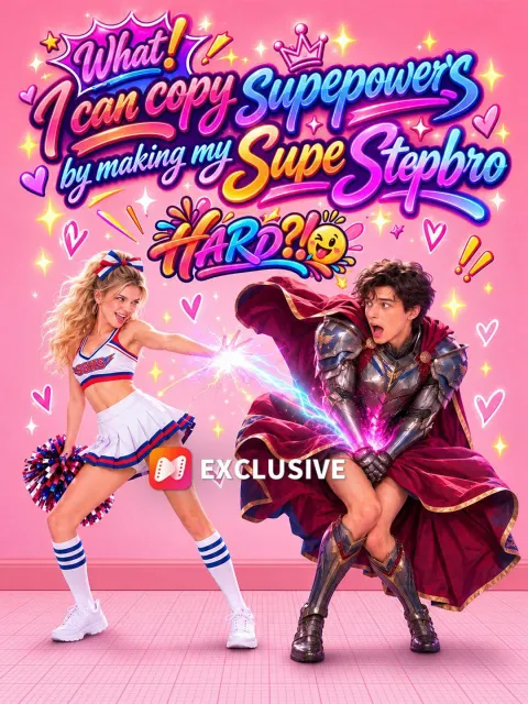 What? I can copy superpowers by making my Supe Stepbro HARD?! poster