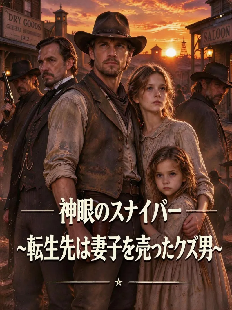 神眼のスナイパー~転生先は妻子を売ったクズ男~ poster
