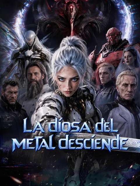 La diosa del metal desciende poster