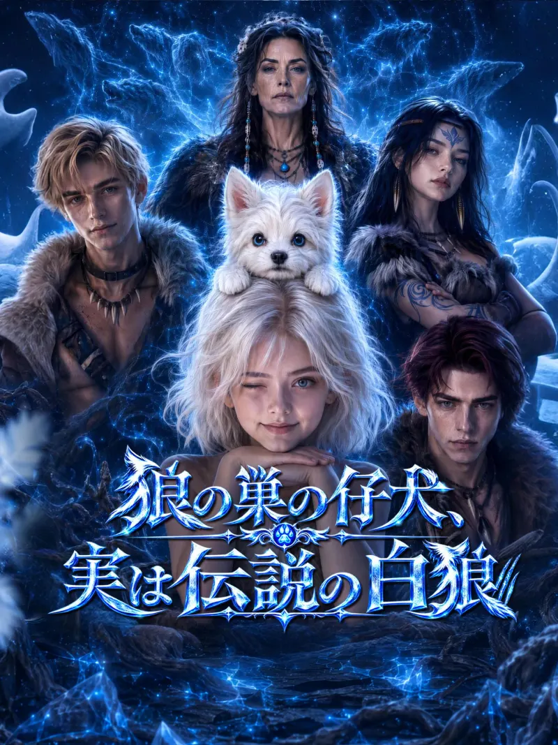 狼の巣の仔犬、実は伝説の白狼 poster