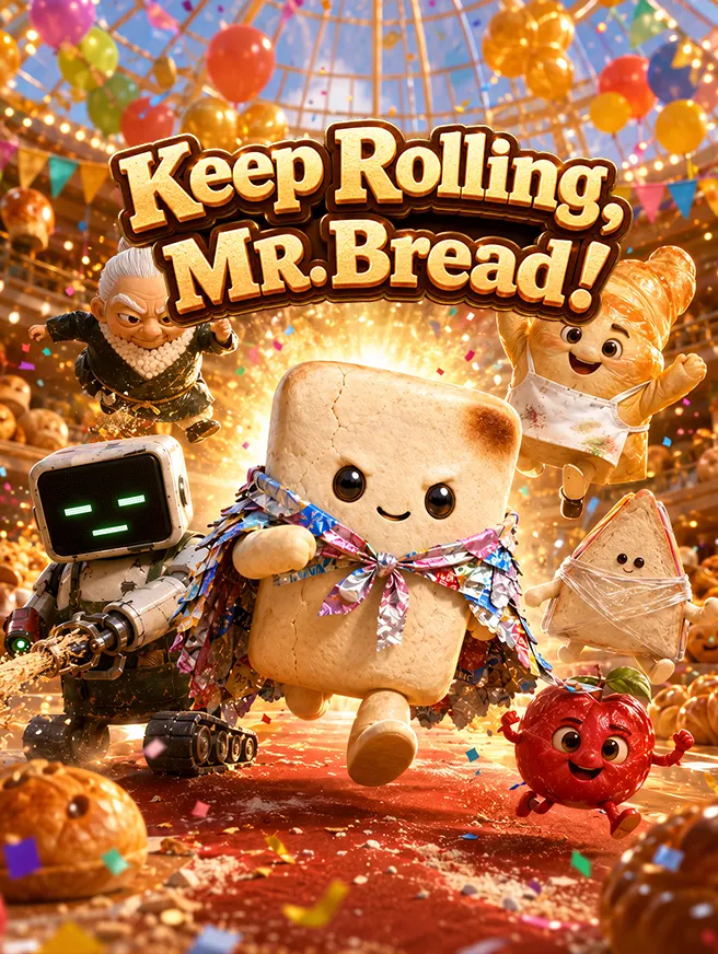 Keep Rolling, Mr. Bread! poster