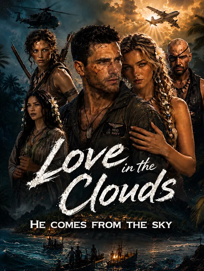 Love in the clouds: He comes from the sky poster