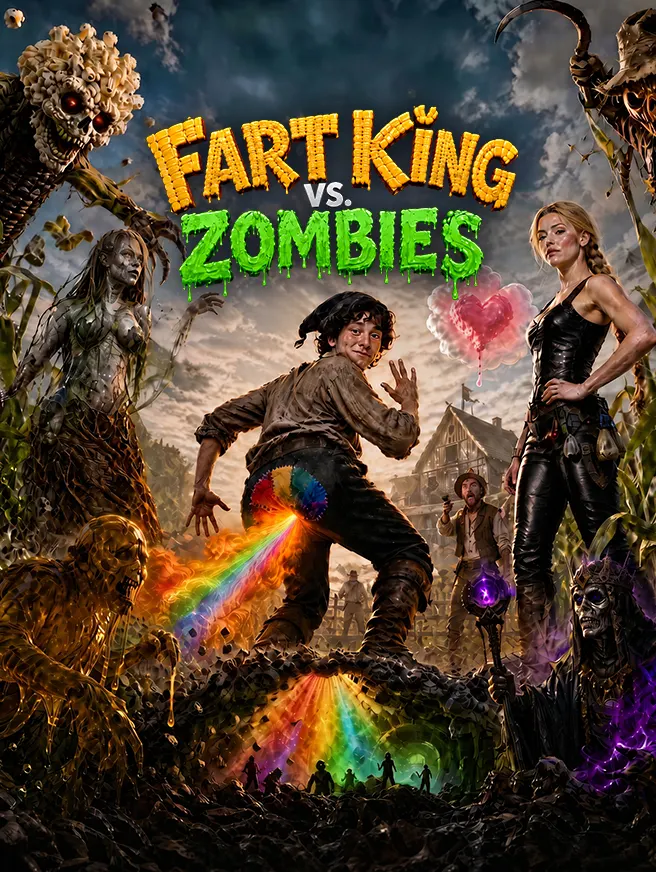 Fart King vs. Zombies poster