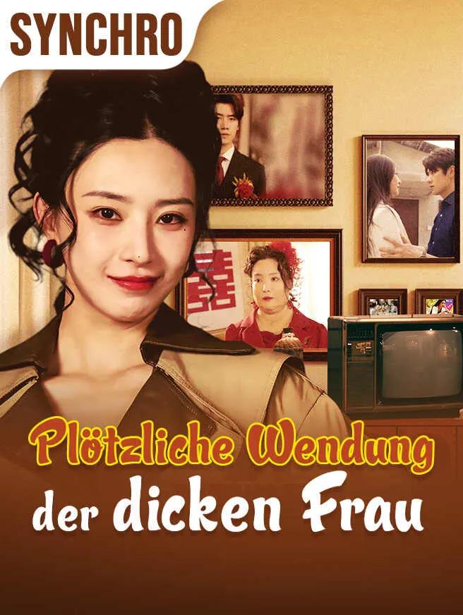 Plötzliche Wendung der dicken Frau poster